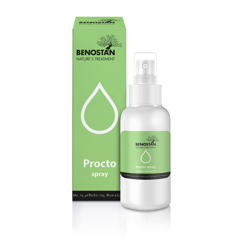 Benostan Procto Spray 100ml - Φυτικό spray κατά των αιμορροΐδων